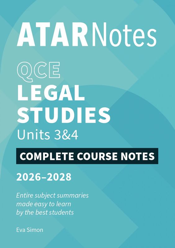 ATARnotes Legal Studies 3&amp;4