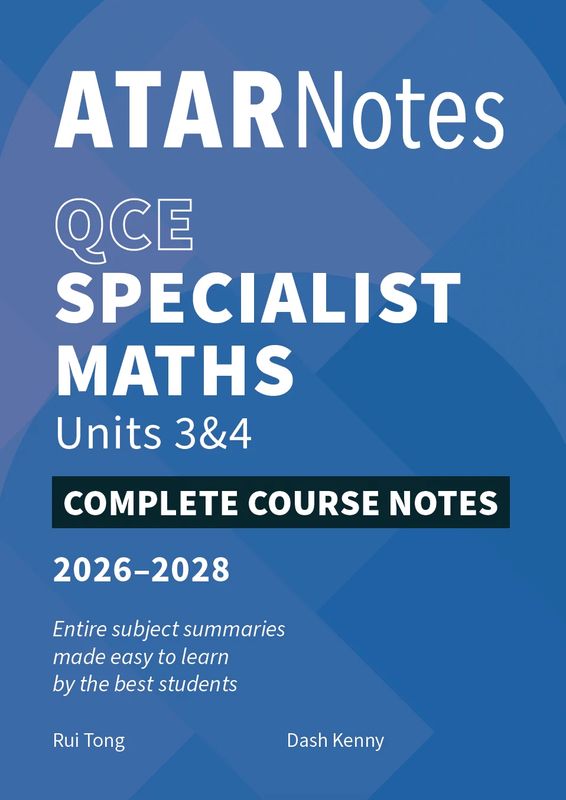 ATARnotes Specialist Maths 3&amp;4