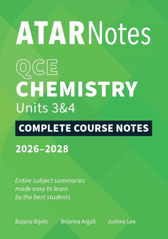 ATARnotes Chemistry 3&amp;4