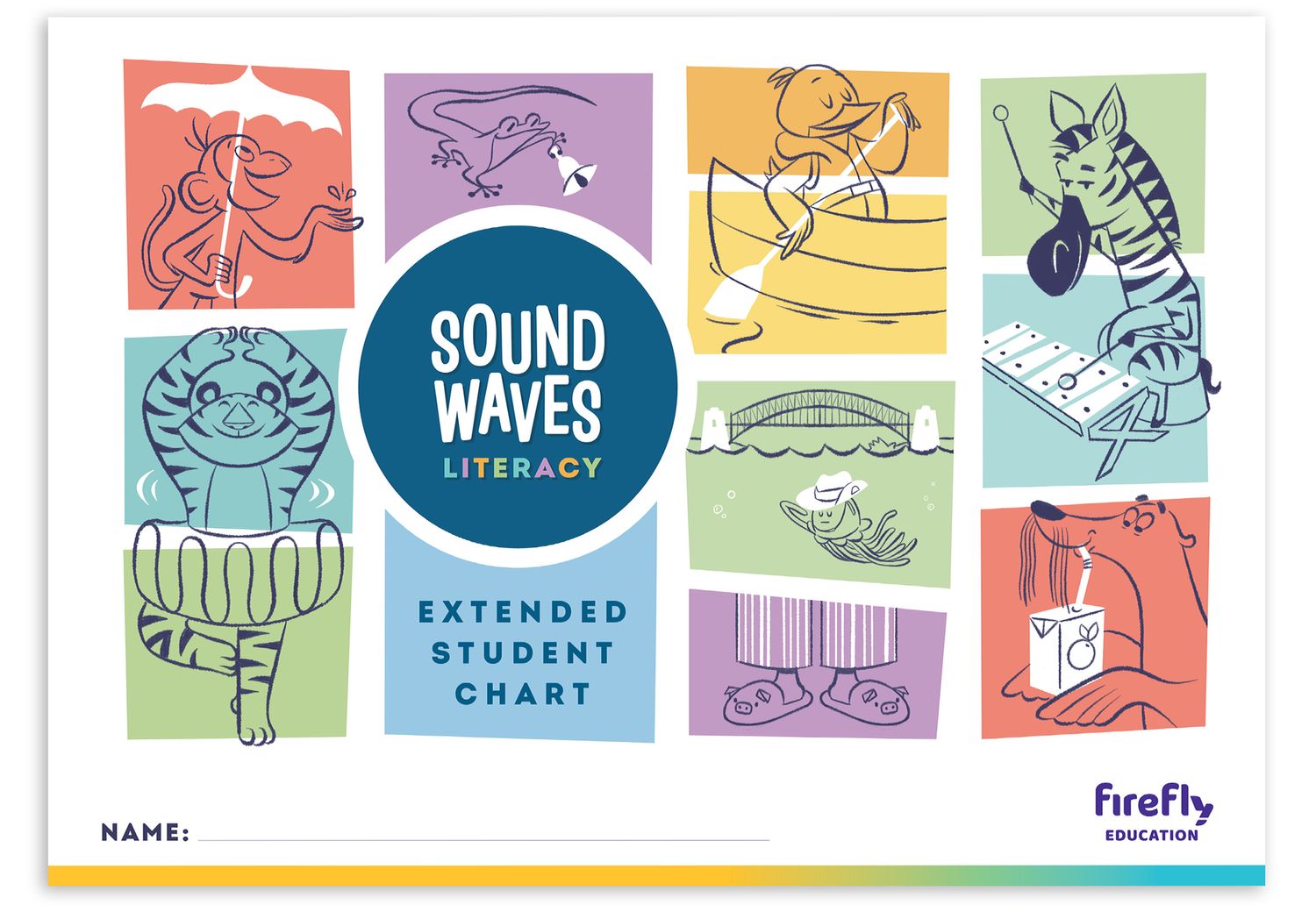 Sound Waves Extended Student Desk Chart