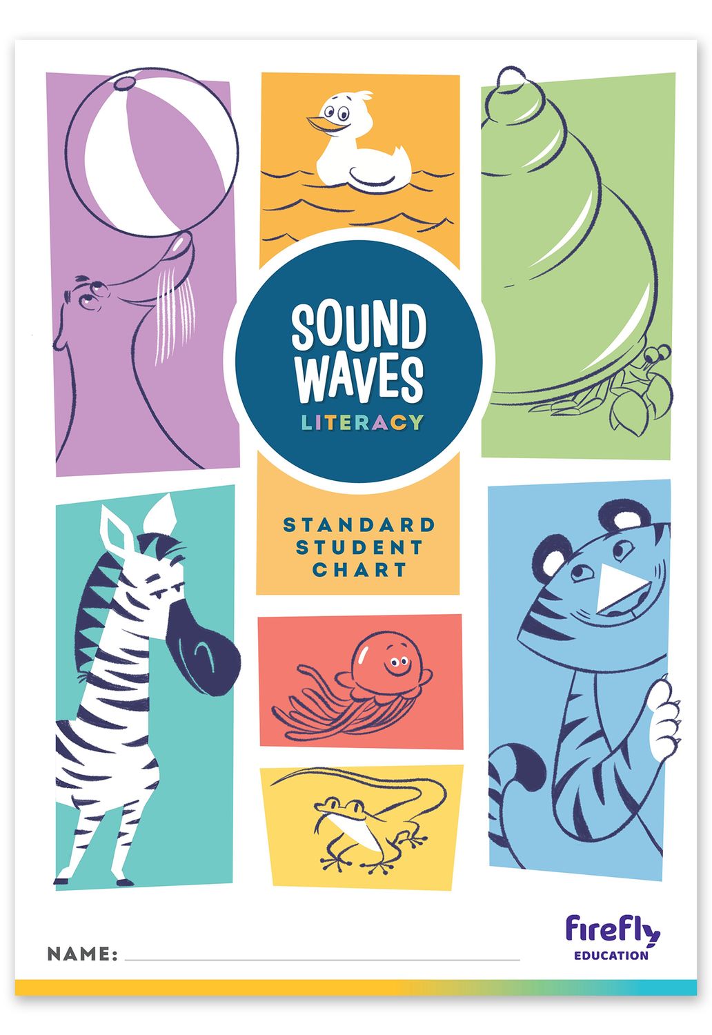 Sound Waves Standard Student Desk Chart