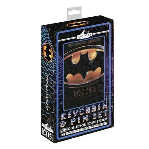 Batman Classic Collection Key Chain and Pin Gift Set