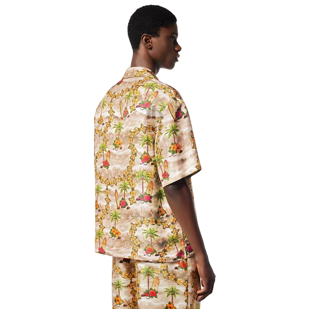 Louis Vuitton Printed Short-Sleeve Shirt