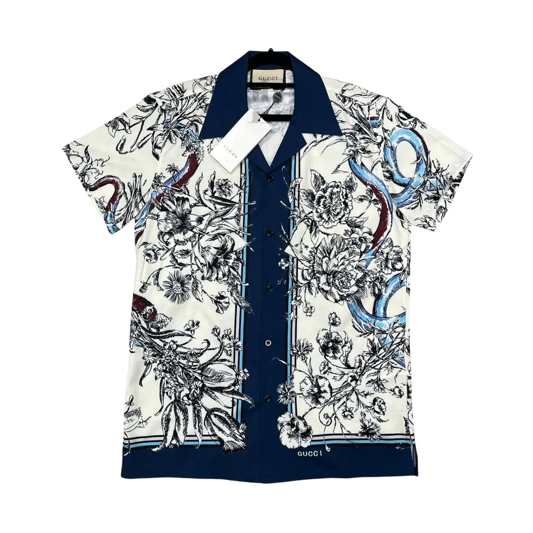 Gucci Printed Short-Sleeve Shirt