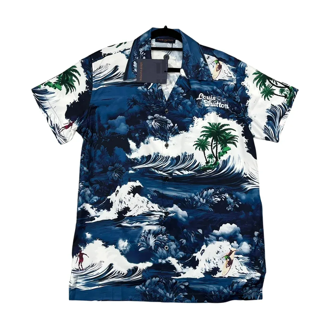 Louis Vuitton Printed Short-Sleeve Shirt