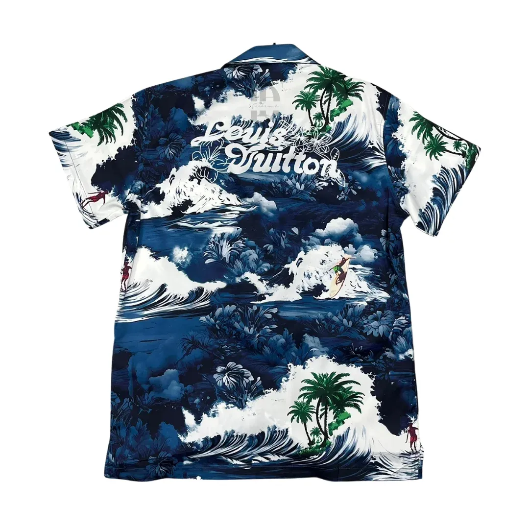 Louis Vuitton Printed Short-Sleeve Shirt