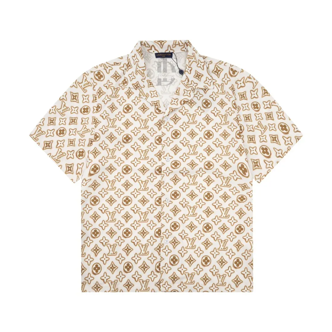 Louis Vuitton Printed Short-Sleeve Shirt