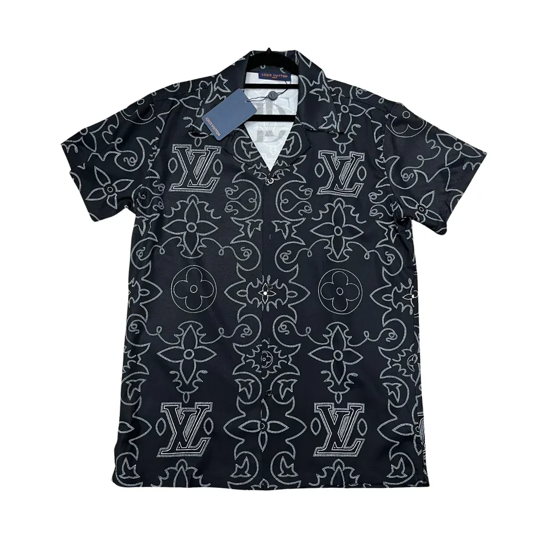 Louis Vuitton Printed Short-Sleeve Shirt