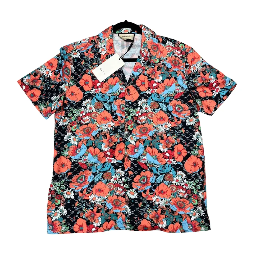 Gucci Printed Short-Sleeve Shirt
