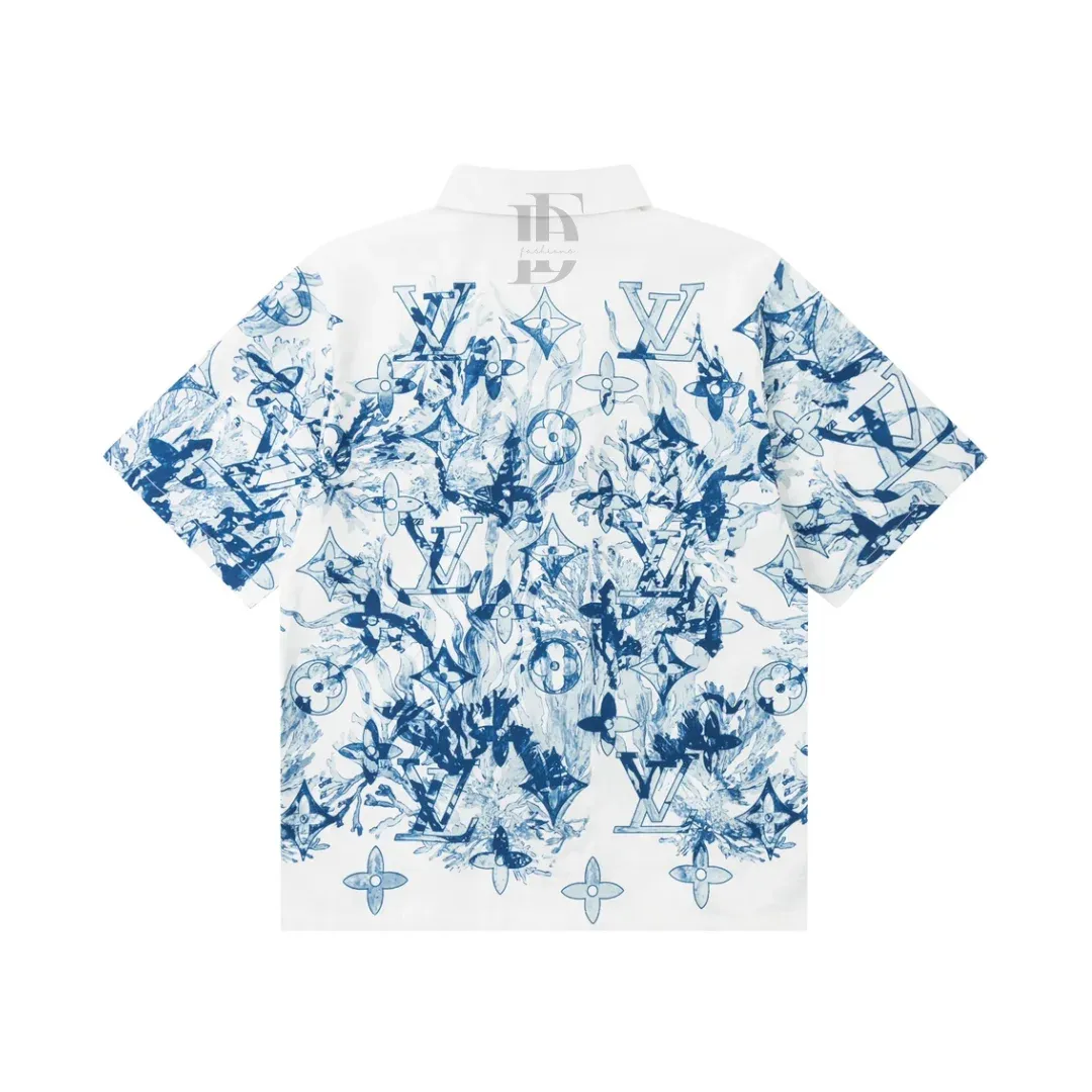 Louis Vuitton Printed Short-Sleeve Shirt