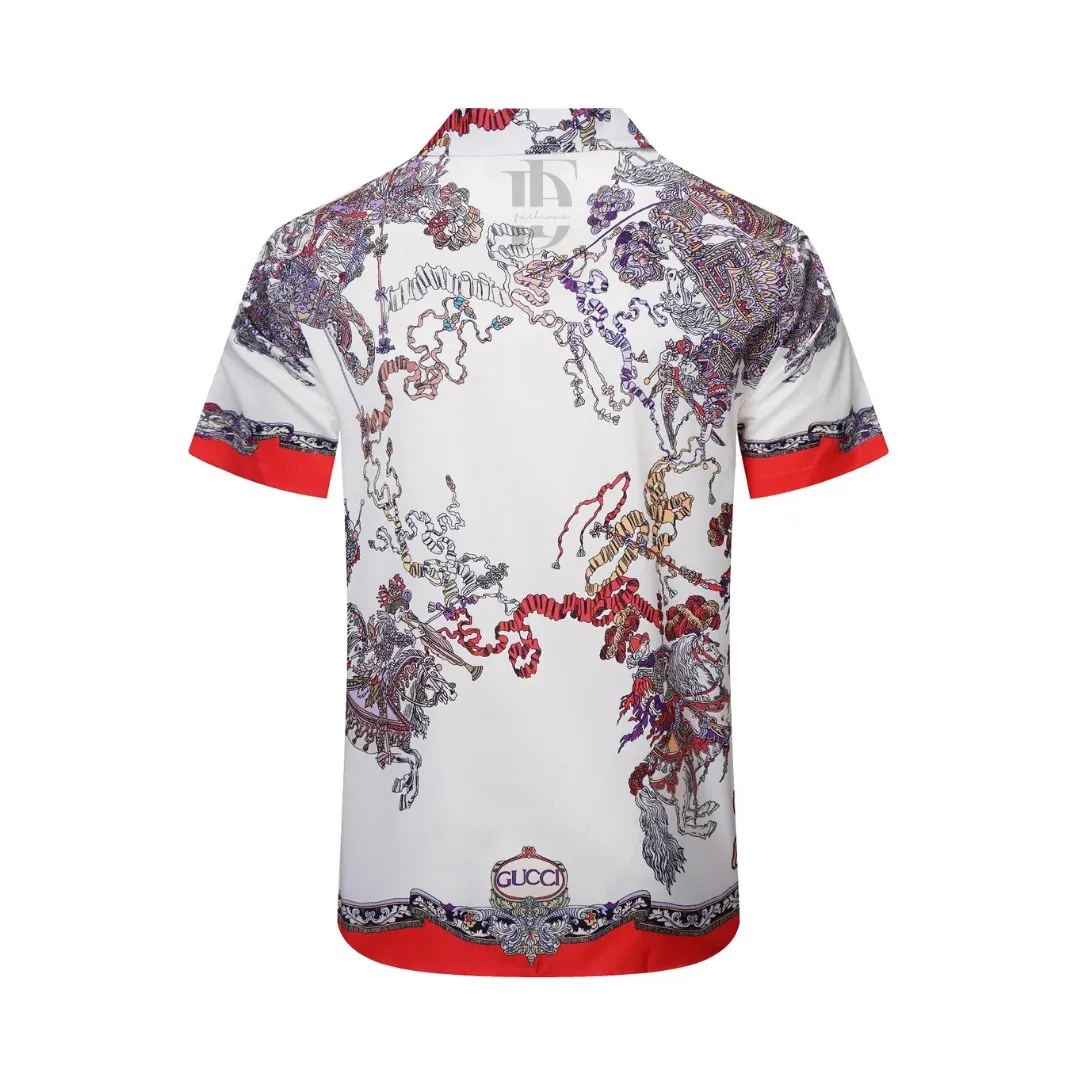 Gucci Printed Short-Sleeve Shirt