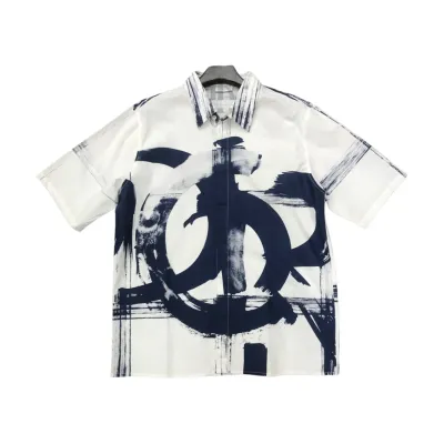 Dior Printed Short-Sleeve Shirt