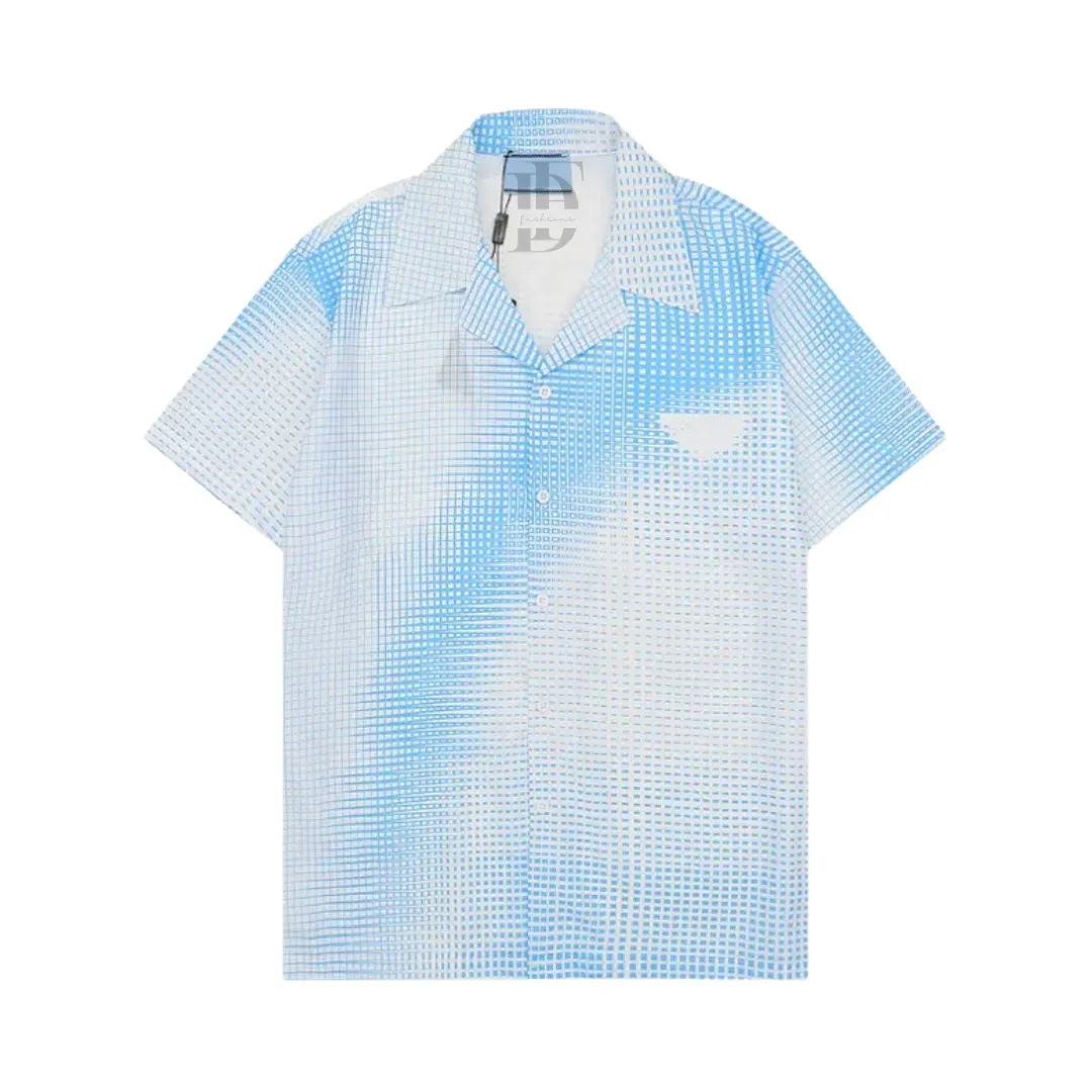 Prada Printed Short-Sleeve Shirt