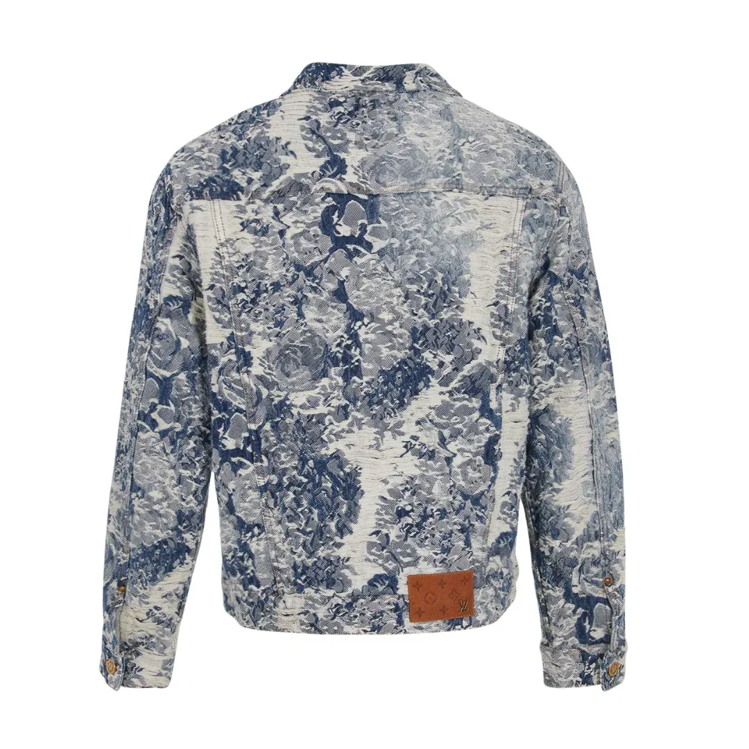Louis Vuitton Distressed Denim Jacket