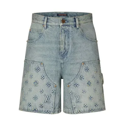 Louis Vuitton Denim Cargo Shorts