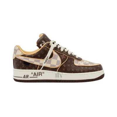 Louis Vuitton x Nike Air Force 1 Low &quot;Monogram Brown Damier Azur&quot;