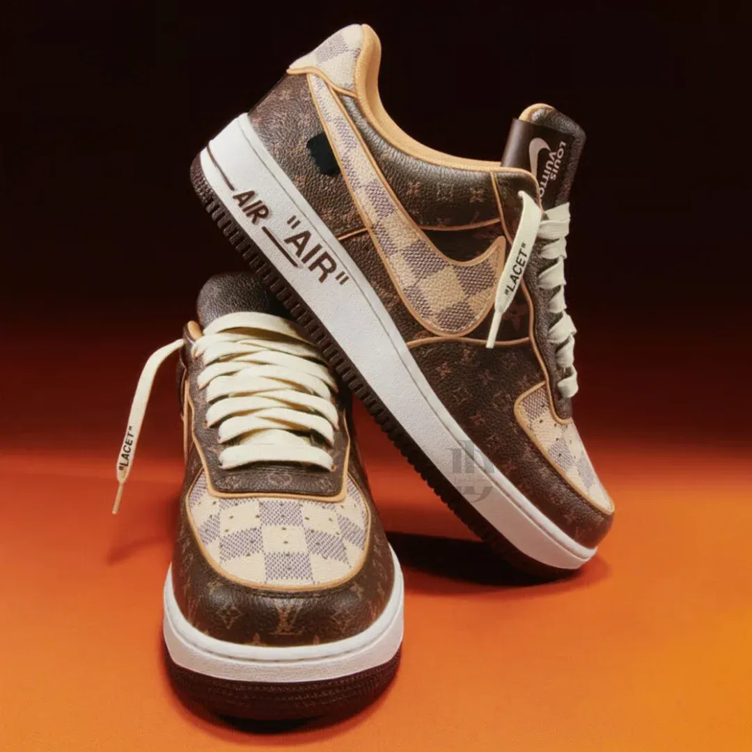 Louis Vuitton x Nike Air Force 1 Low "Monogram Brown Damier Azur"