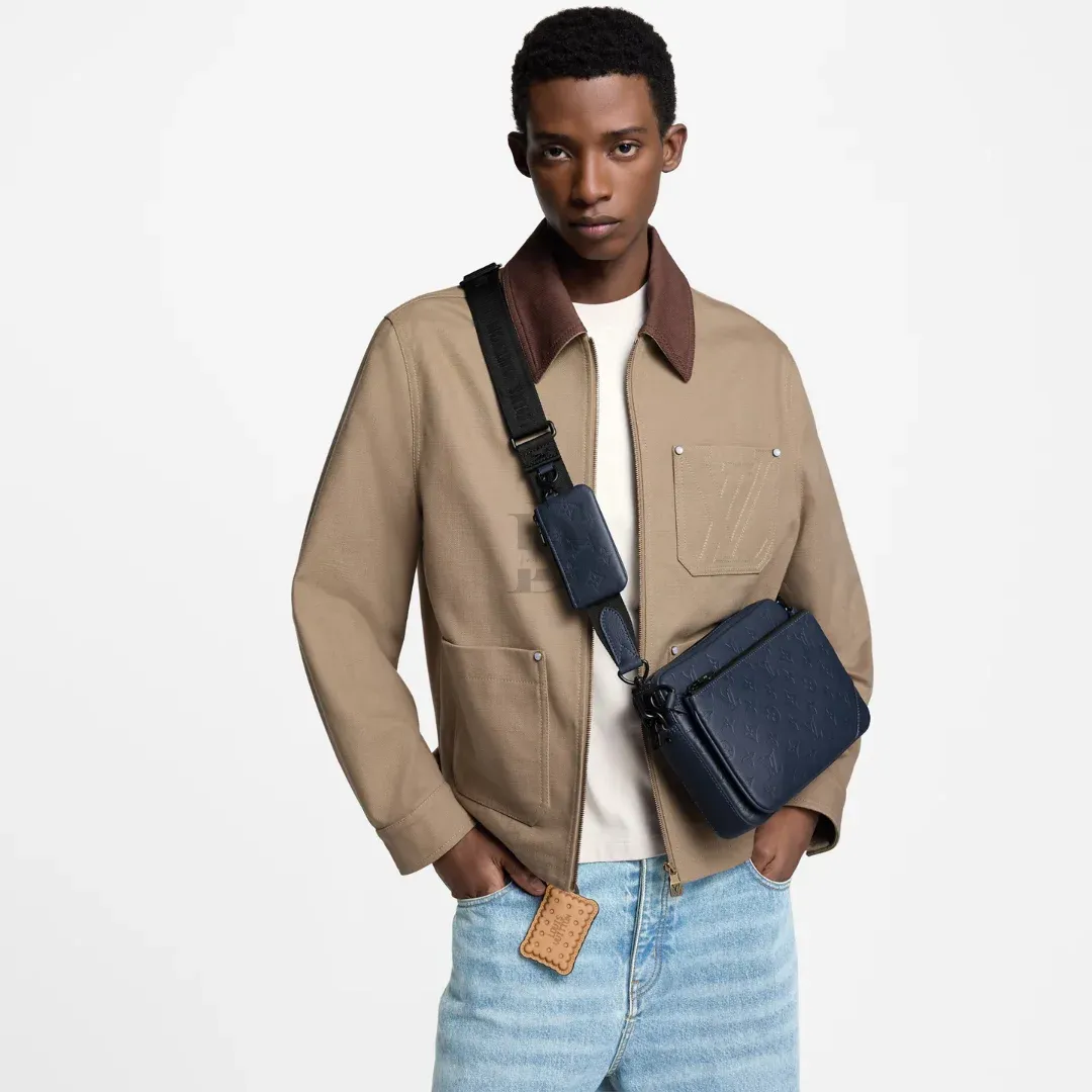 Louis Vuitton Trio Messenger Bag "Monogram Shadow" 3pc