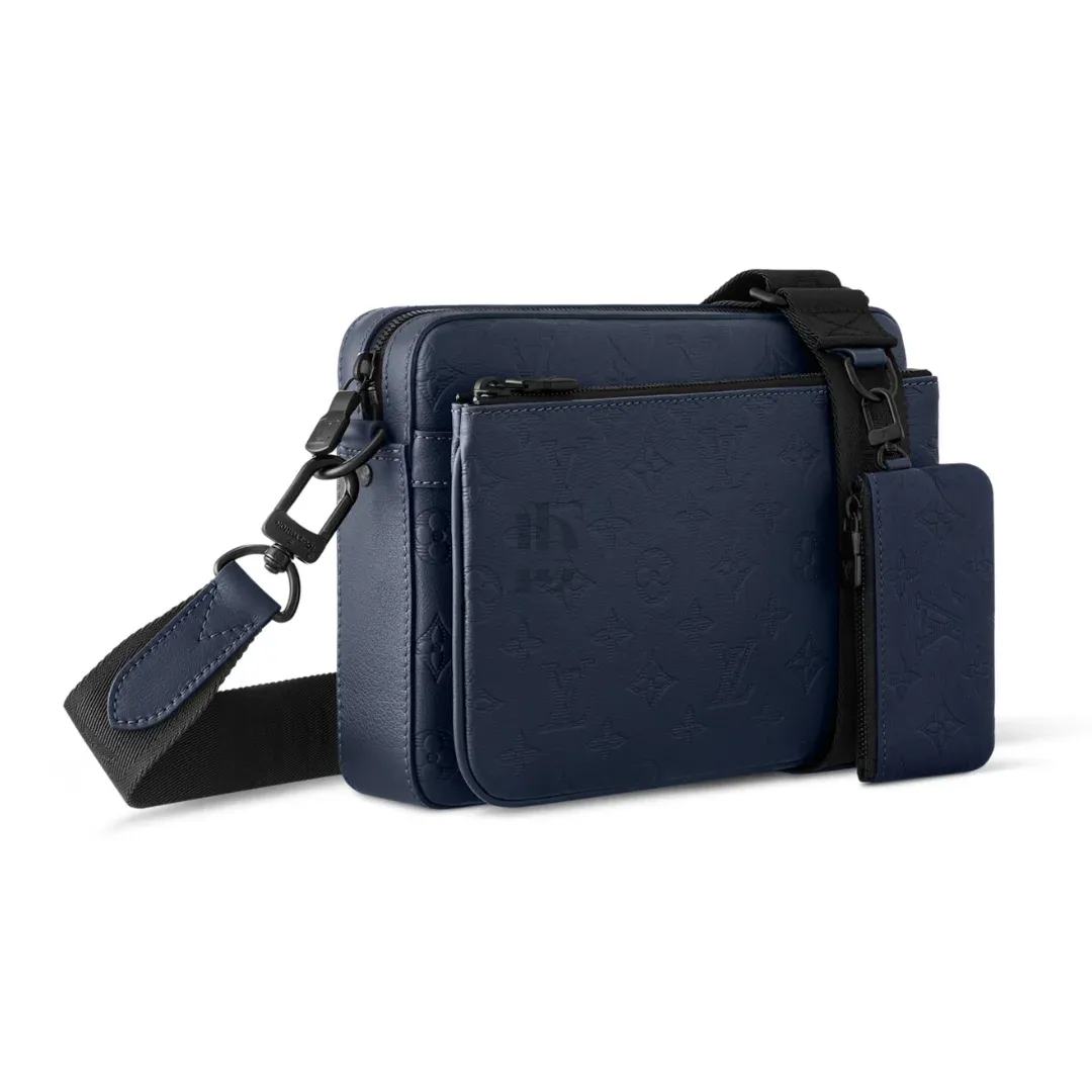 Louis Vuitton Trio Messenger Bag "Monogram Shadow" 3pc