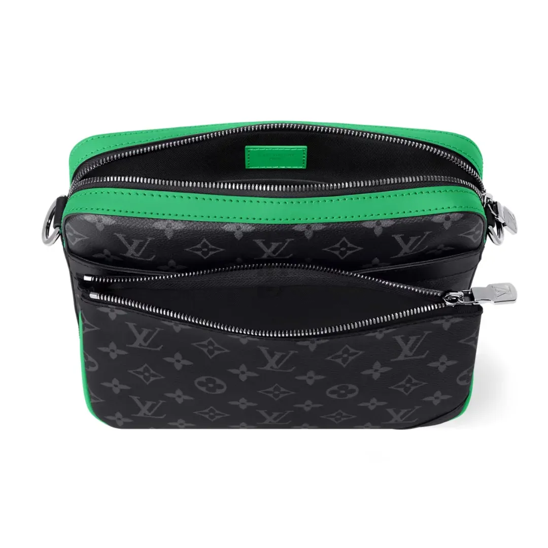 Louis Vuitton Trio Messenger Bag "Monogram Eclipse Canvas" 3pc