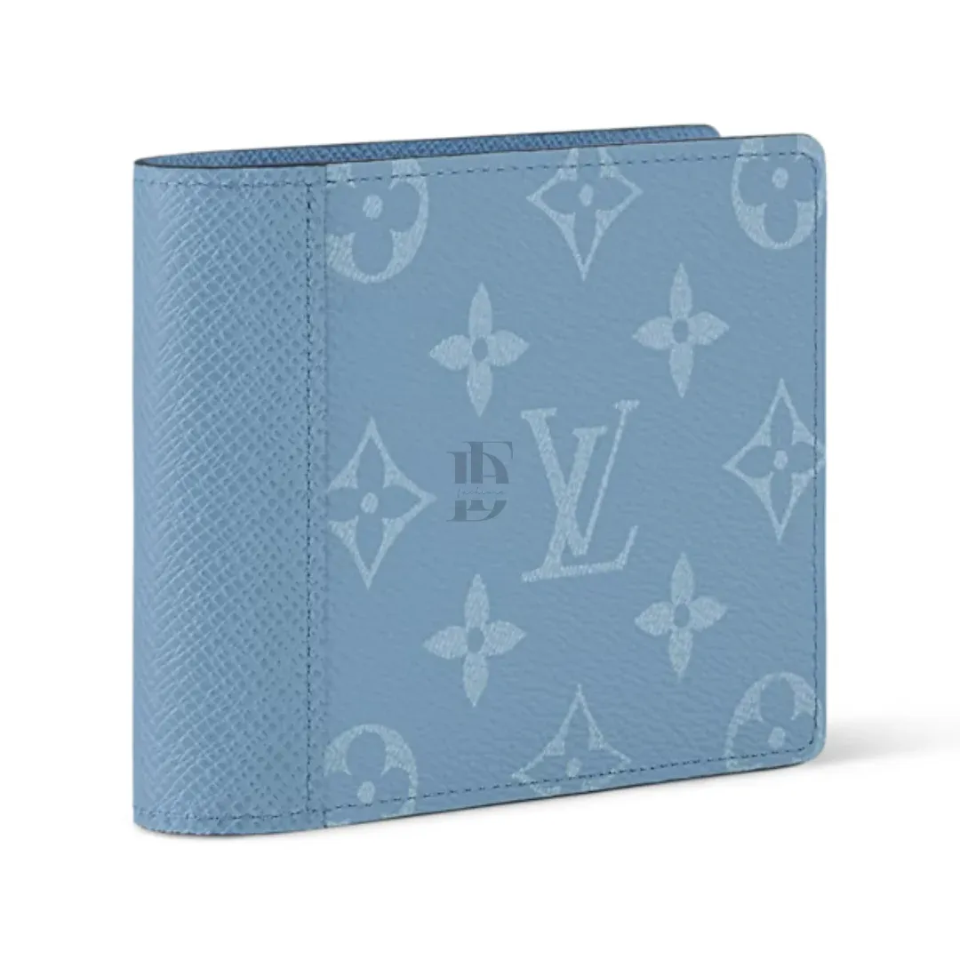 Louis Vuitton Multiple Leather Wallet "Sky Blue"