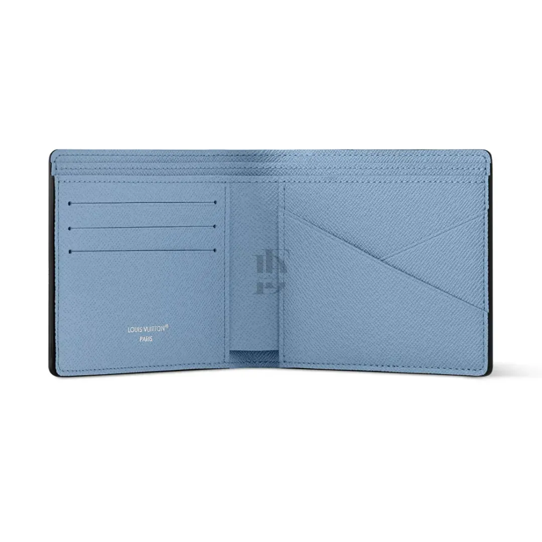 Louis Vuitton Multiple Leather Wallet "Sky Blue"