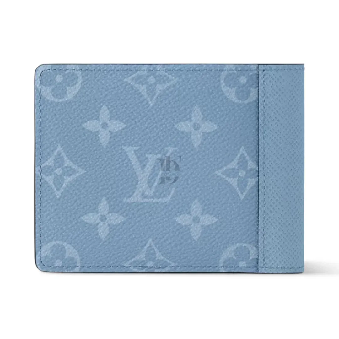 Louis Vuitton Multiple Leather Wallet "Sky Blue"