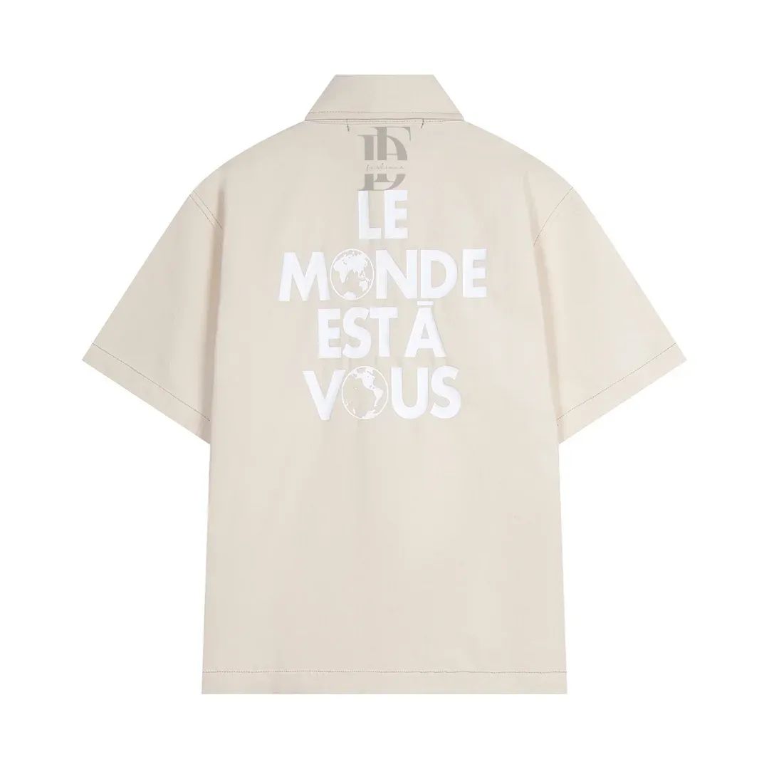 Louis Vuitton Denim Short-Sleeve Shirt