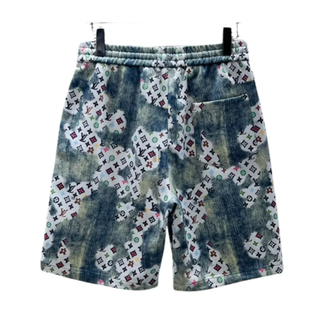 Louis Vuitton Rainbow Denim Shorts