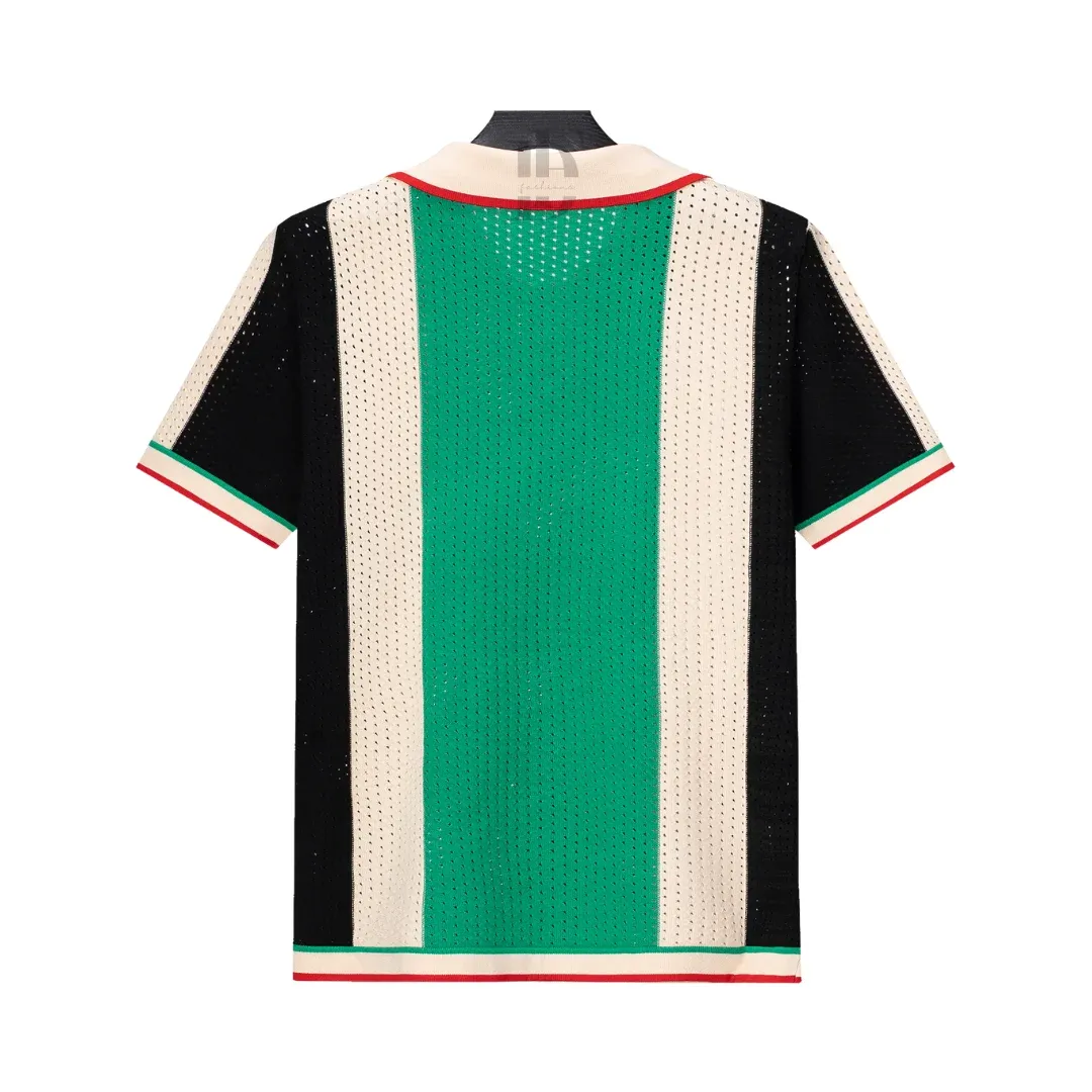 Casablanca Netted Polo