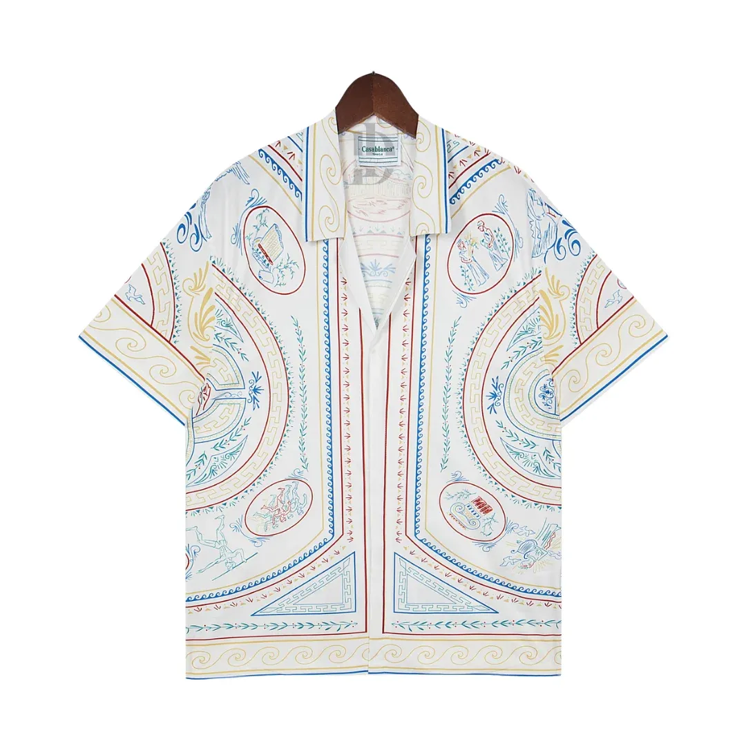 Casablanca Printed Short-Sleeve Shirt