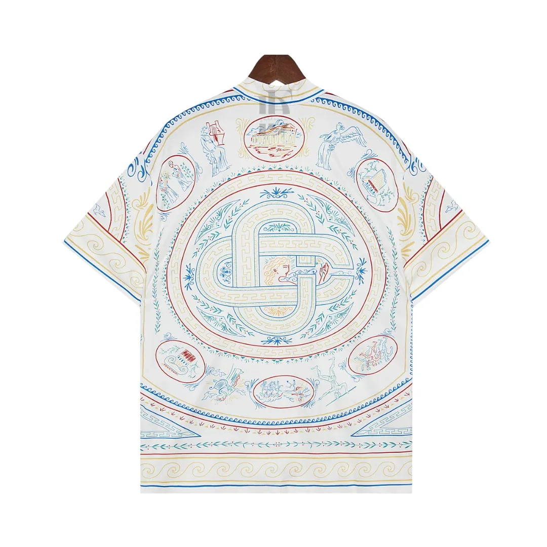 Casablanca Printed Short-Sleeve Shirt