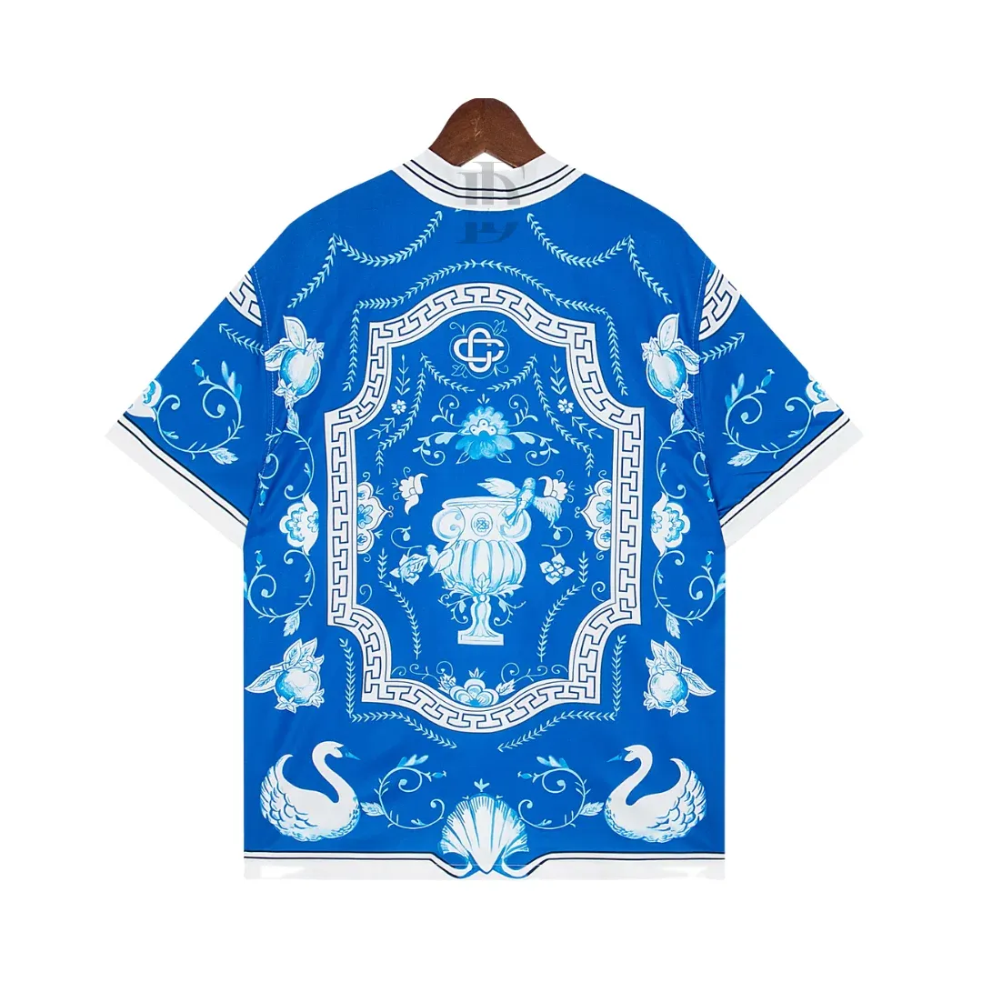 Casablanca Printed Short-Sleeve Shirt