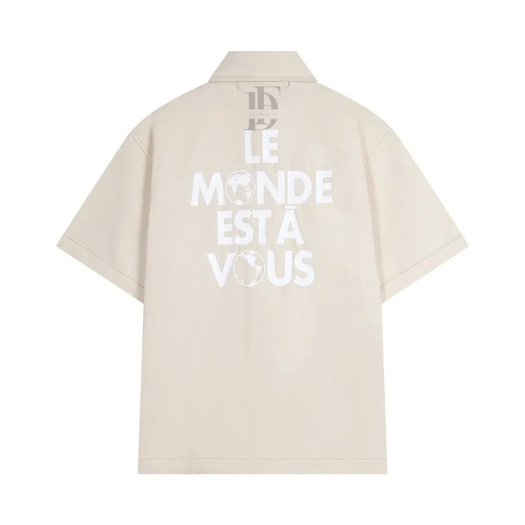 Louis Vuitton Denim Short-Sleeve Shirt