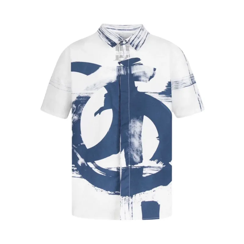 Dior Printed Short-Sleeve Shirt