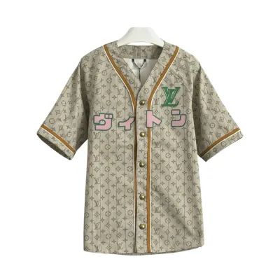 Louis Vuitton Denim Short-Sleeve Shirt