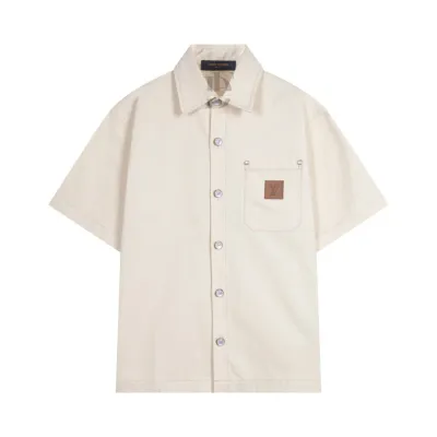 Louis Vuitton Denim Short-Sleeve Shirt