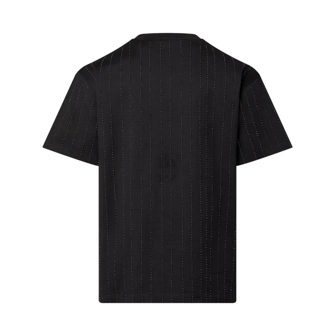 Louis Vuitton Crystal Embellished Cotton T-Shirt
