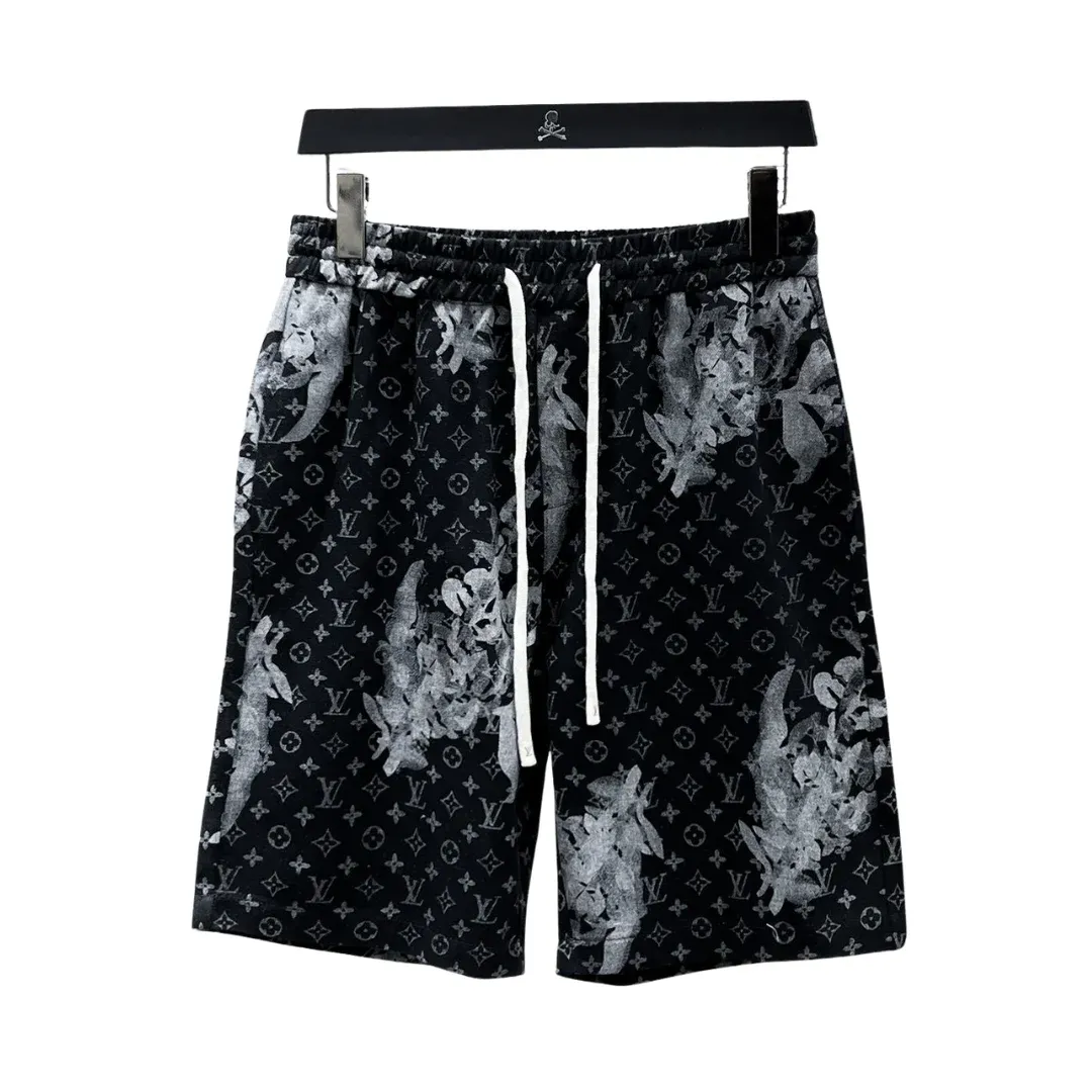 Louis Vuitton Denim Shirt &amp; Shorts Matching Set