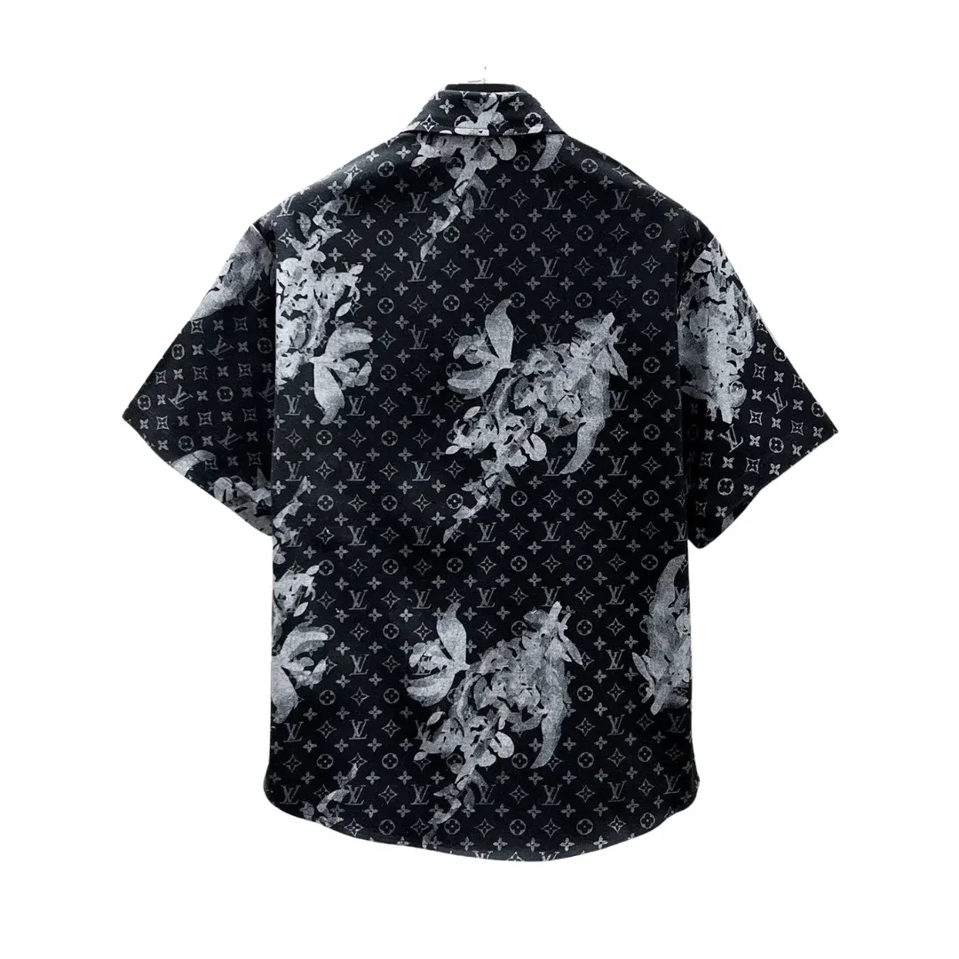 Louis Vuitton Denim Shirt &amp; Shorts Matching Set