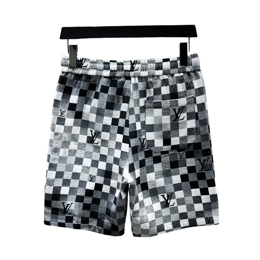 Louis Vuitton Denim Shirt &amp; Shorts Matching Set