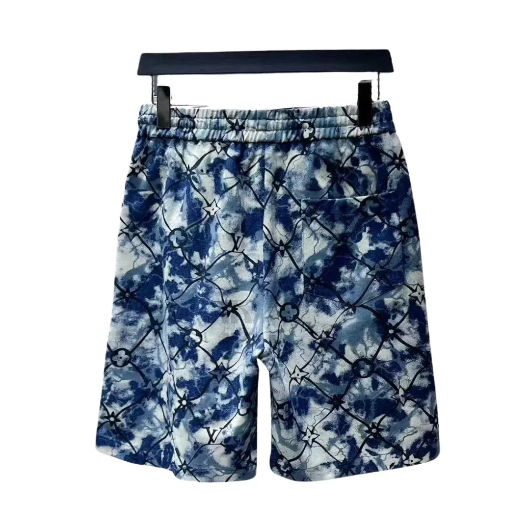 Louis Vuitton Denim Shirt &amp; Shorts Matching Set