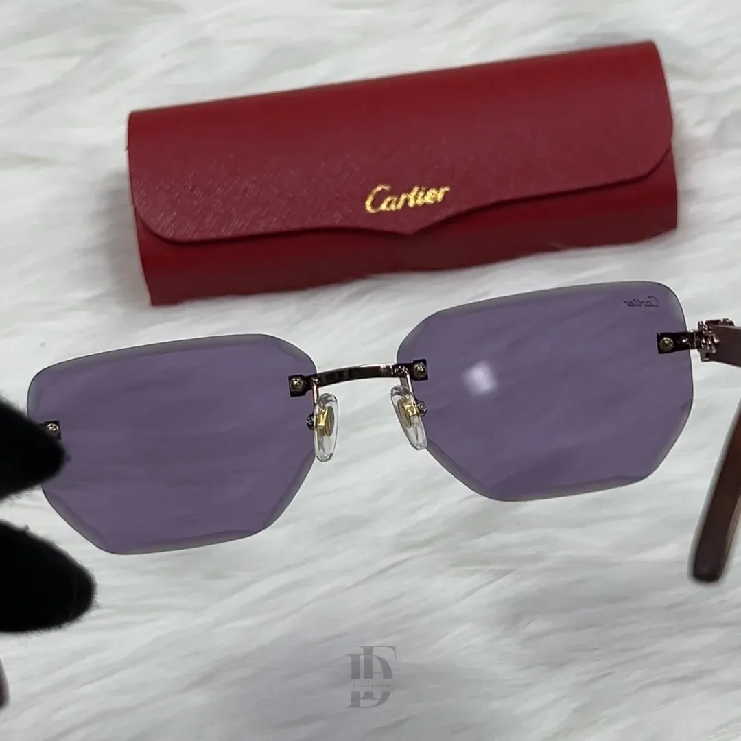 Cartier Rimless Sunglasses