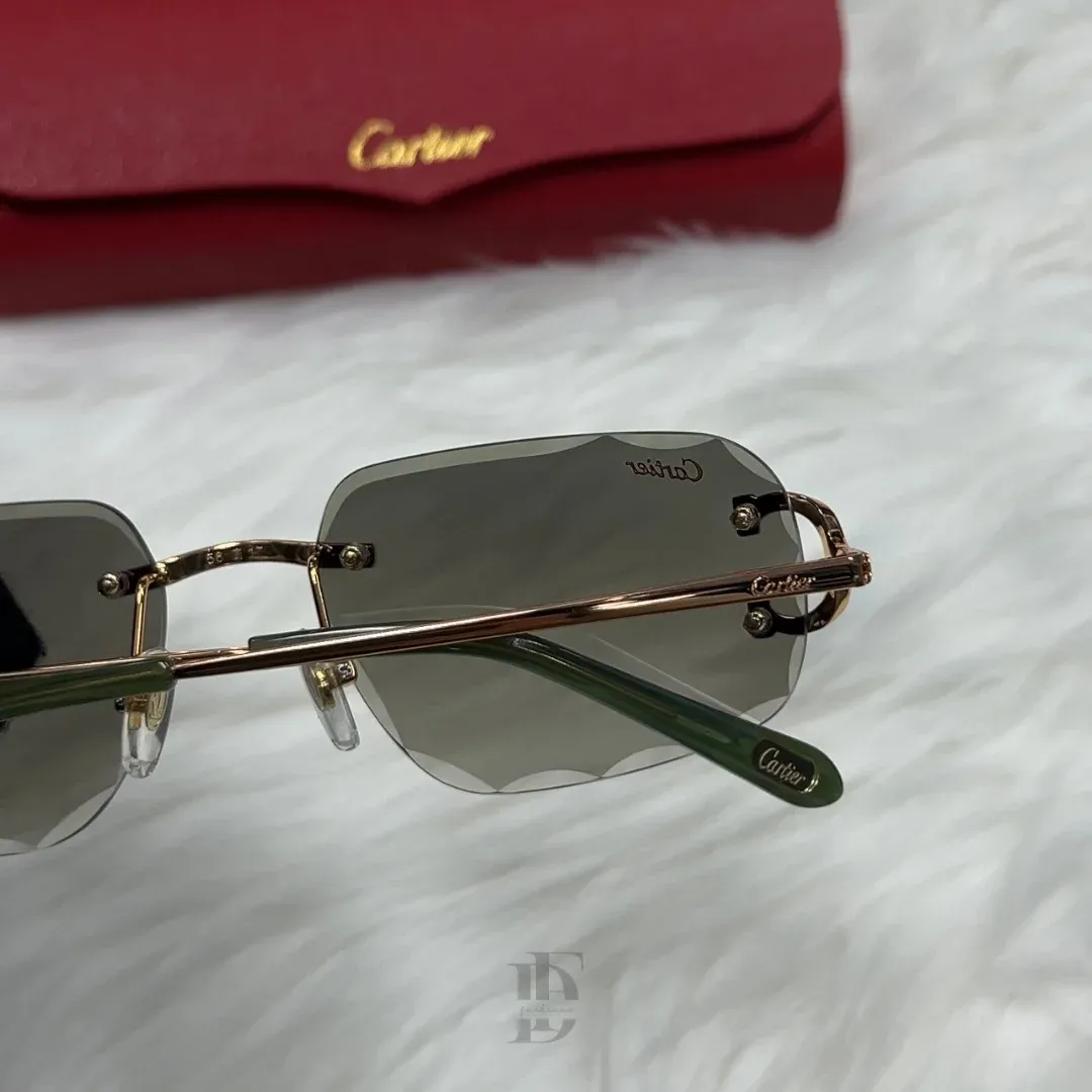Cartier Rimless Sunglasses
