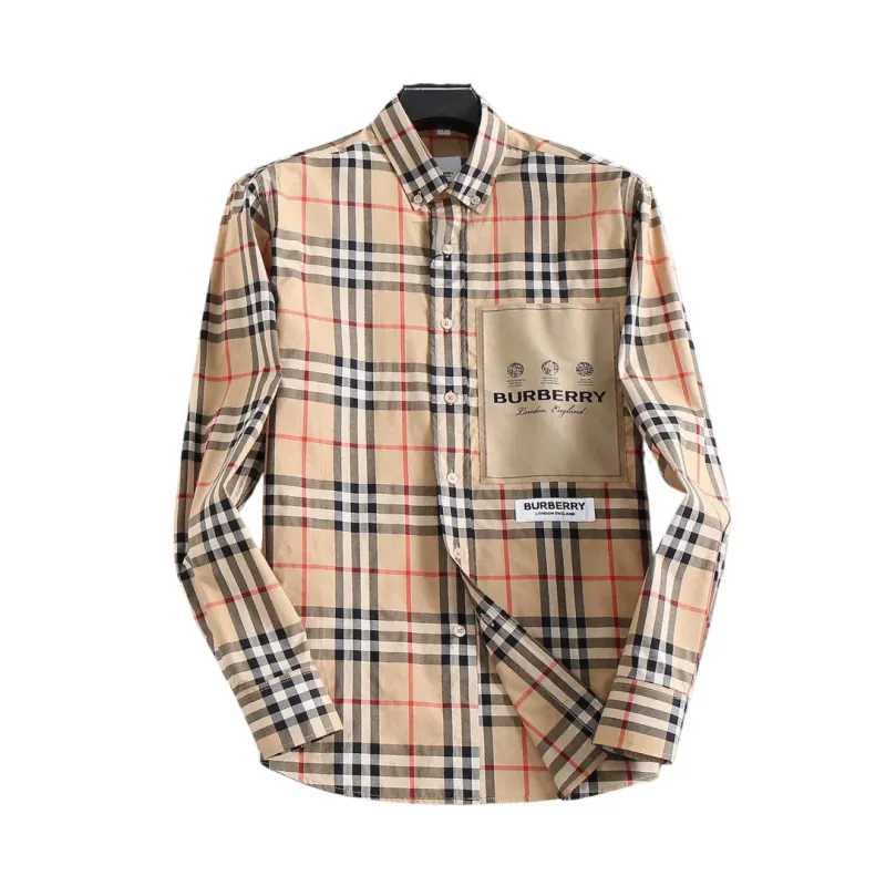 Burberry Patch Long-Sleeve Shirt