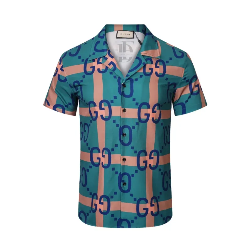 Gucci Printed Short-Sleeve Shirt