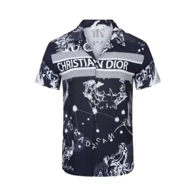 Dior Printed Short-Sleeve Shirt