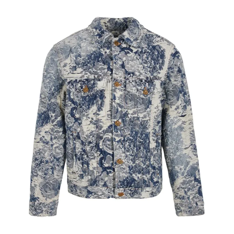 Louis Vuitton Distressed Denim Jacket