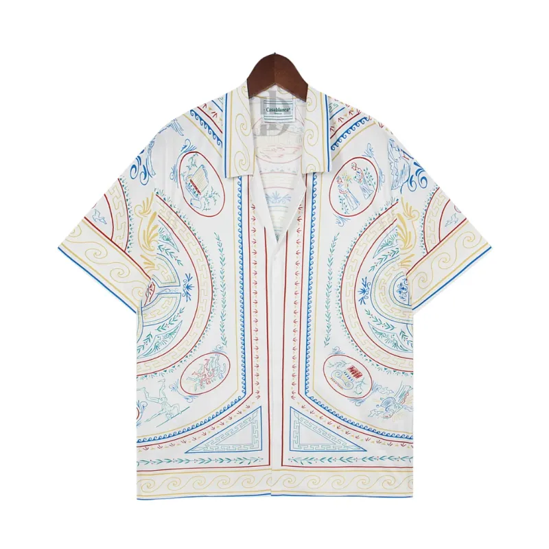 Casablanca Printed Short-Sleeve Shirt