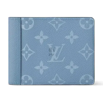 Louis Vuitton Multiple Leather Wallet "Sky Blue"